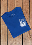 T-shirt Monstre Marin bleu électrique